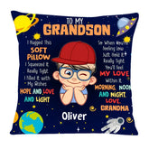 Gift For Grandson - Personalized Pillow To My Grandson